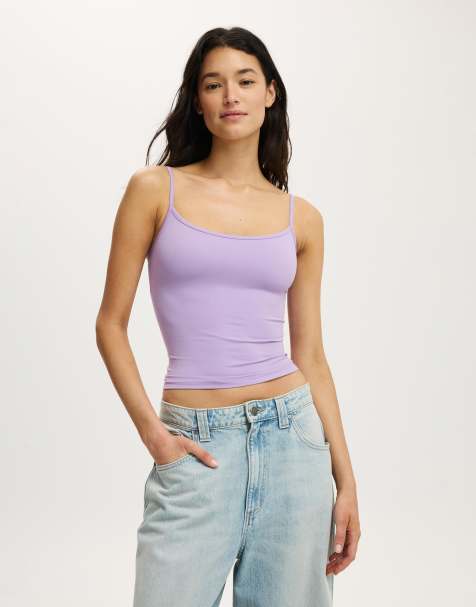 Cotton On Hold me cami in purple - view 1
