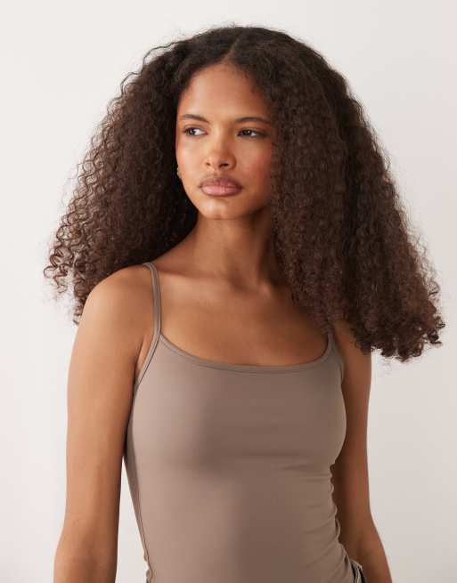 Cotton On Hold me cami in washed mocha, 2 of 4