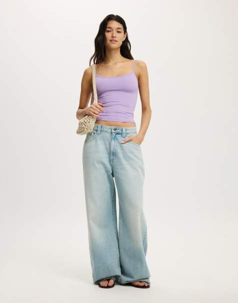 Cotton On hold me cami top in purple - view 1