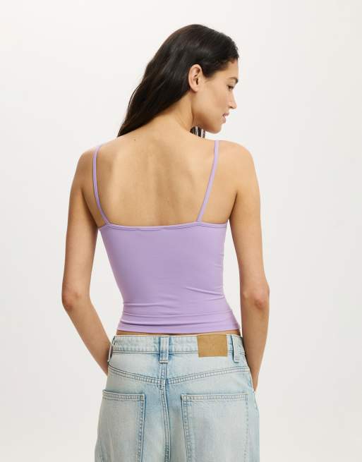 Cotton On hold me cami top in purple, 4 of 4