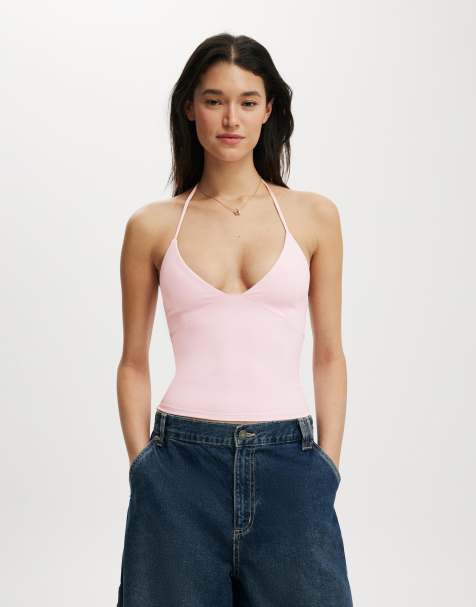 Cotton  On Hold me halter in pink - view 1