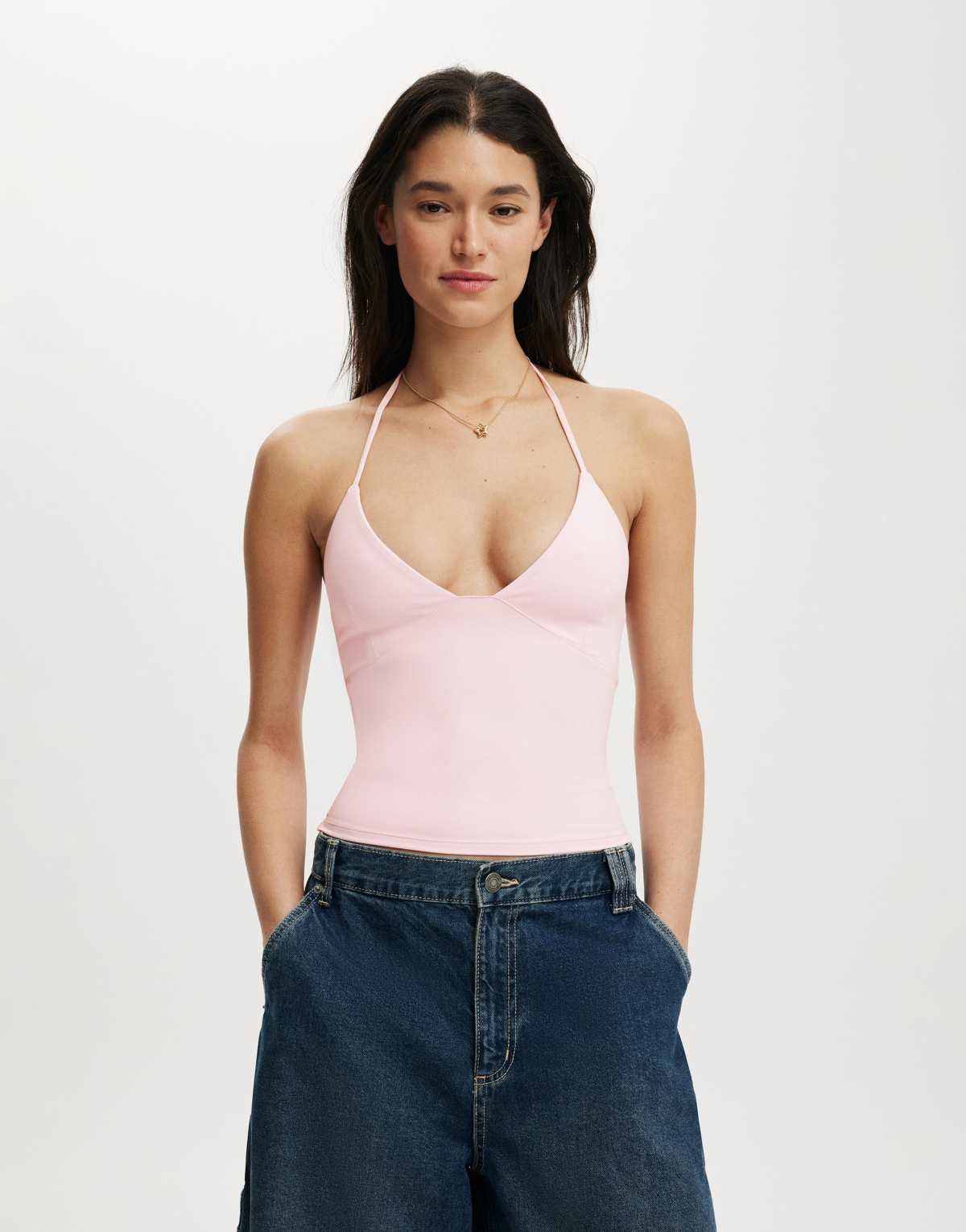 Cotton  On Hold me halter in pink