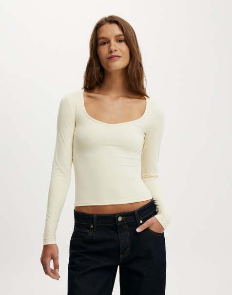 Cotton On Hold me long sleeve in beige - view 1