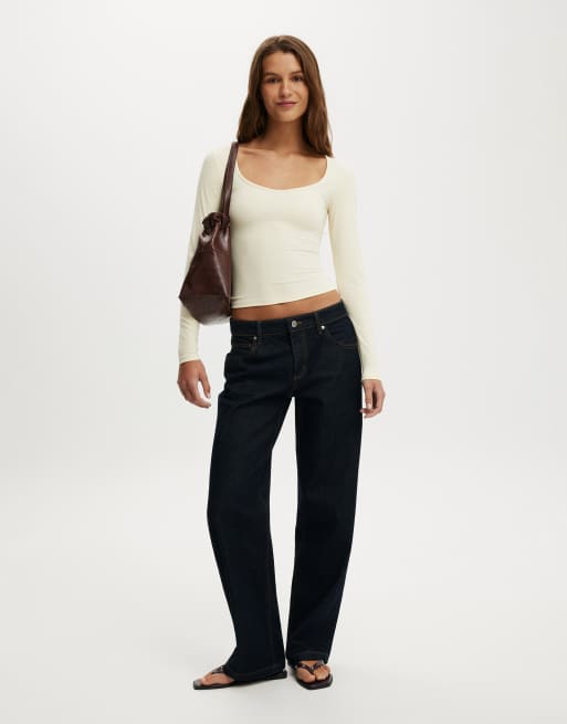 Cotton On Hold me long sleeve in beige, 3 of 4