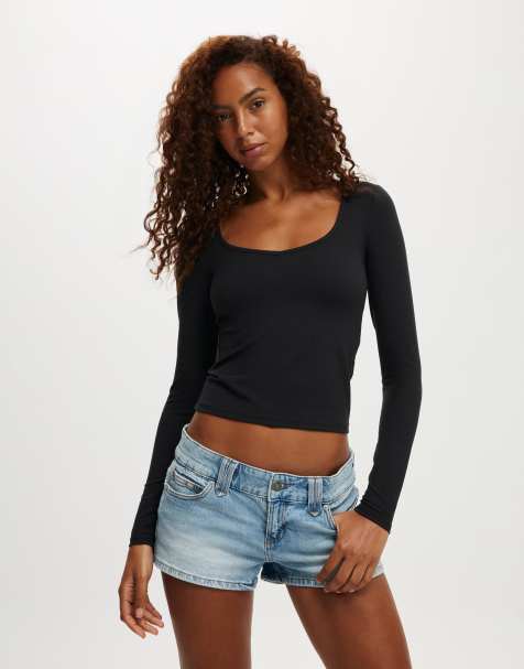 Cotton  On Hold me long sleeve in black - view 1
