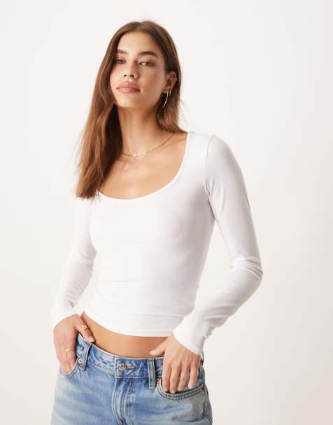 Cotton  On Hold me long sleeve in white - view 1