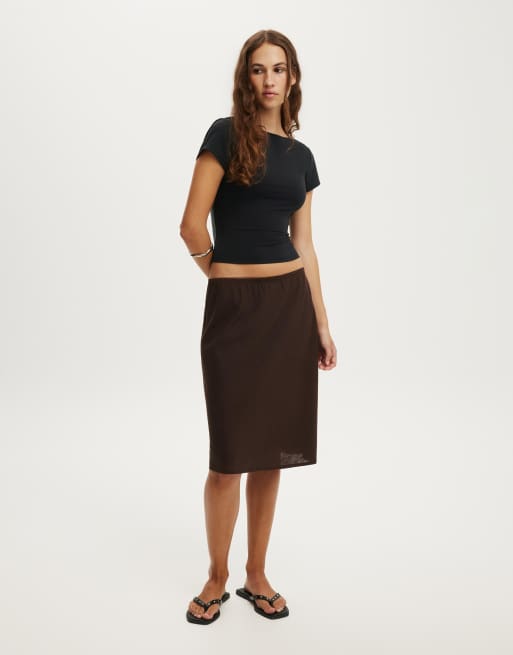 Cotton On Hold me scoop back tee in black, 2 of 4