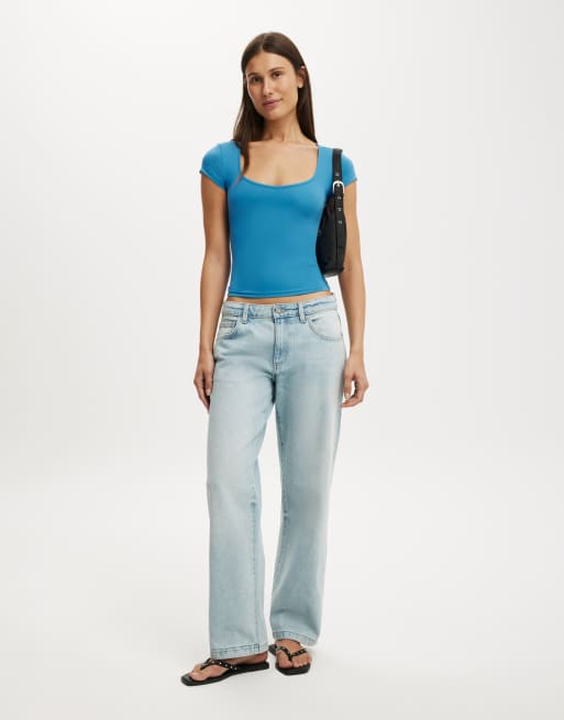 Cotton On Hold me short sleeve in blue, 2 of 4