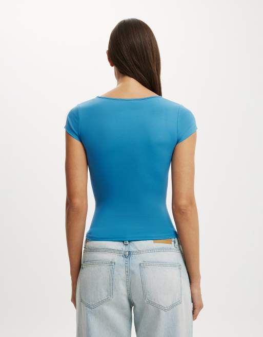 Cotton On Hold me short sleeve in blue, 3 of 4