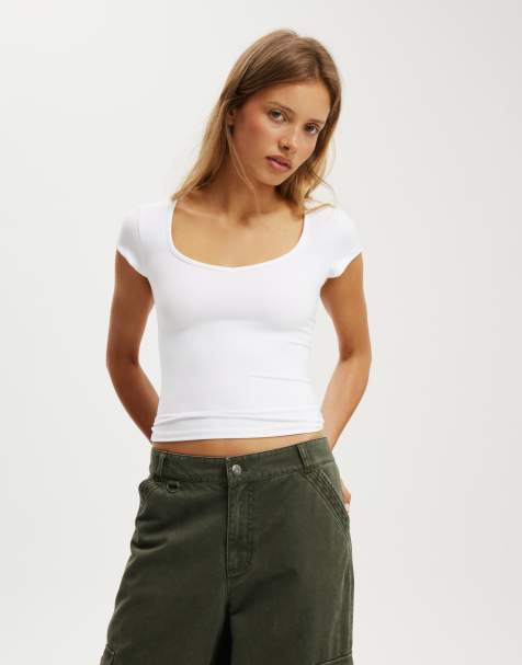 Cotton  On Hold me short sleeve in white  - view 1