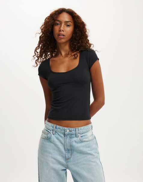Cotton On Hold Me short sleeve t-shirt in black - view 1