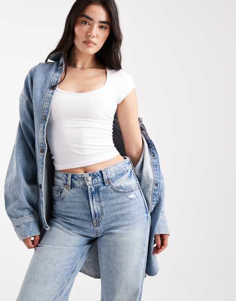 Cotton On Hold Me short sleeve top in white - view 1