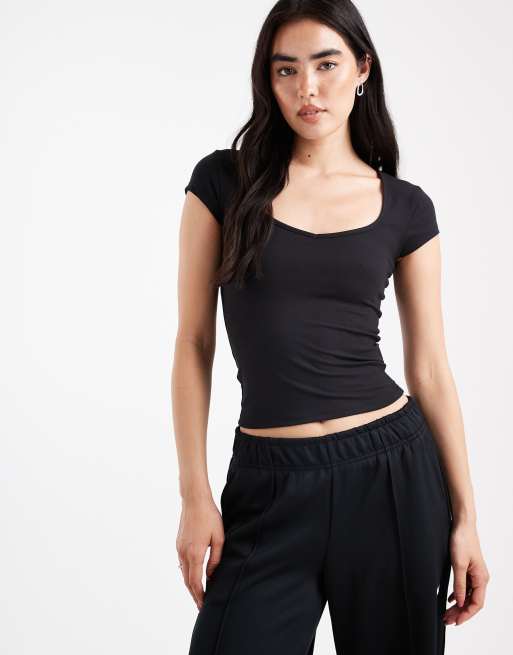 Cotton On – Hold Me – Svart t-shirt med korta ärmar , 3 av 4