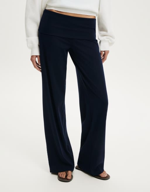 Cotton On Honey fold over pant in navy, 2 of 4
