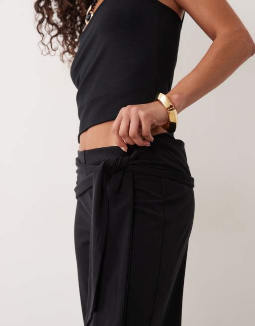 Cotton On Honey tie pants in black, 4 of 5