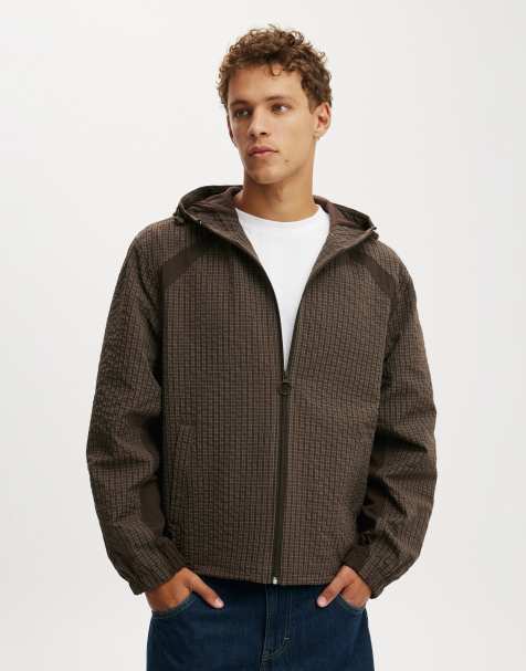 Cotton On Hooded spray jacket in grey - view 1