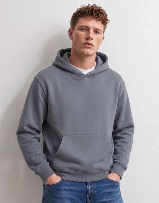 Cotton On Hoodie in Schieferstein, Boxy Fit, 8 von 10