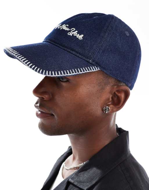 Cotton On house of New York indigo denim cap , 2 of 3