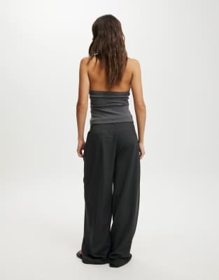 Cotton On Izzy Pleated Suiting Pants In Gold