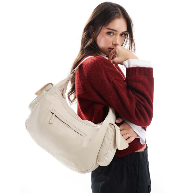 Cotton On izzy underarm bag in ecru