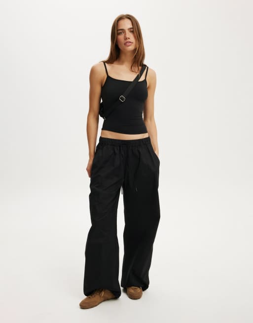 Cotton On - Jackson - Pantalones negros utilitarios, 3 de 4