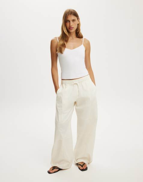 Cotton On - Jackson - Pantaloni multitasche bianchi - view 1