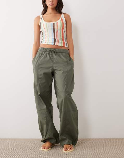 Cotton On Jackson utility pants in khaki green - view 1