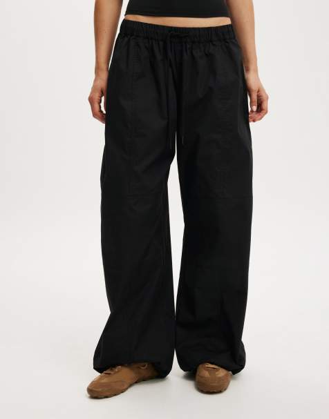 Cotton On jackson utility trouser in black - view 1