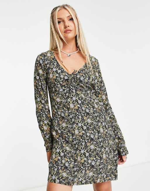 Cotton On - Jaren 60-stijl mini-jurk in bloemenprint , 4 van 4