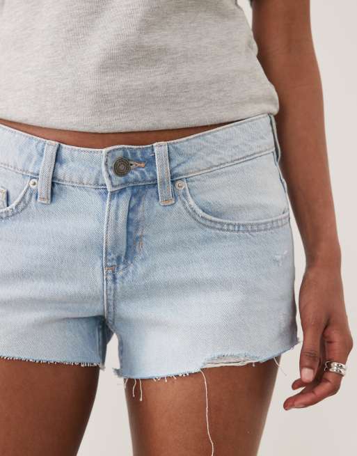 Cotton On – Jasnoniebieskie bardzo krótkie szorty jeansowe, 3 z 5