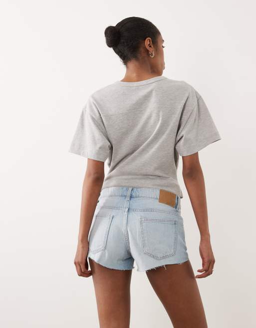 Cotton On – Jasnoniebieskie bardzo krótkie szorty jeansowe, 5 z 5