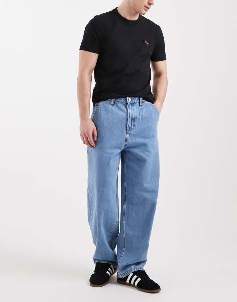 Cotton On - Jean baggy style skateur - Bleu verve - view 1