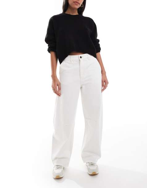 Cotton On - Jean bouffant - Blanc vintage - view 1