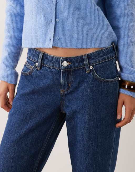 Cotton On jean droit taille basse bleu bayside, 4 de 5