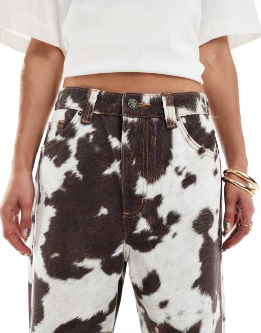 Cotton On - Jean ultra baggy à imprimé vache, 5 de 5