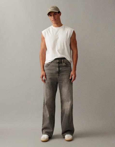 Cotton On - Jean ultra-baggy - Gris délavé - view 1