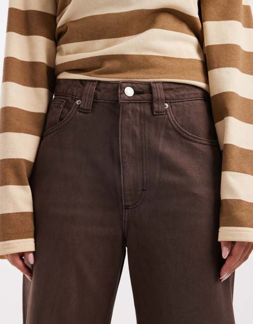 Cotton On - Jean ultra baggy style années 2000 à taille basse - Moka délavé, 4 de 5