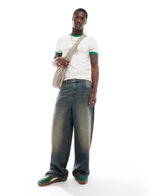 Cotton On super baggy Y2K jean in washed blue