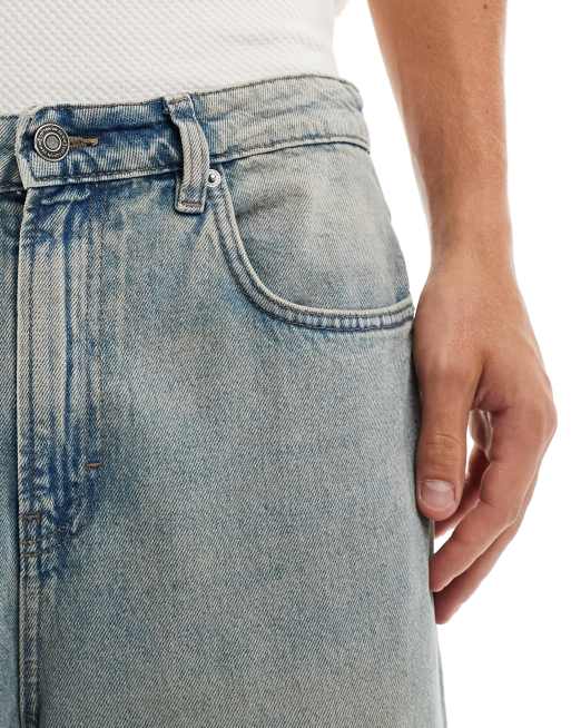 Cotton On - Jean ultra baggy style skateur - Bleu teinté, 5 de 5