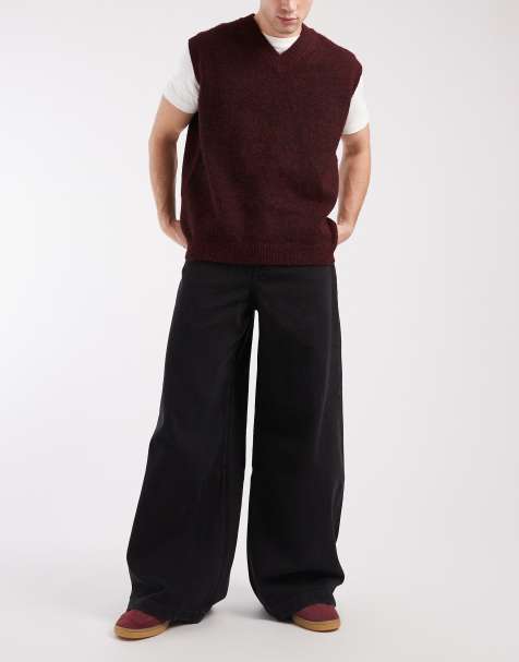 Cotton On - Jeans a fondo super ampio Y2K nero dire - view 1