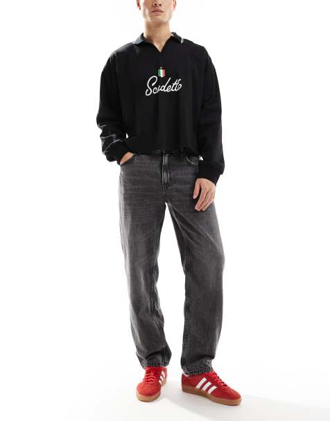 Cotton On - Jeans ampi color nero domino - view 1