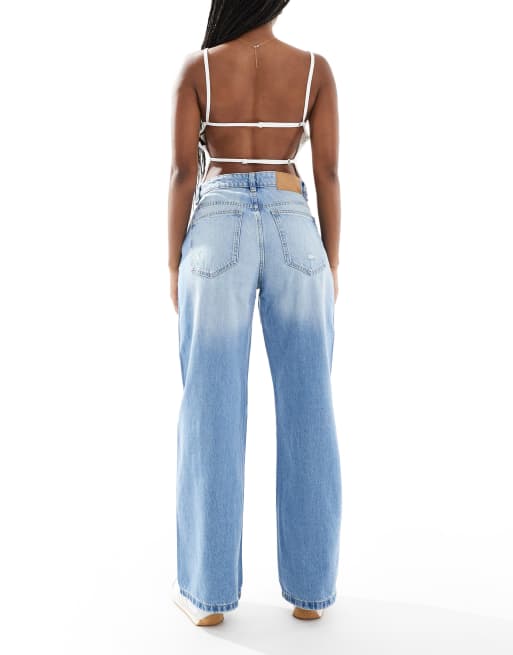 Cotton On - Jeans comodi a fondo ampio blu brezza, 2 di 5