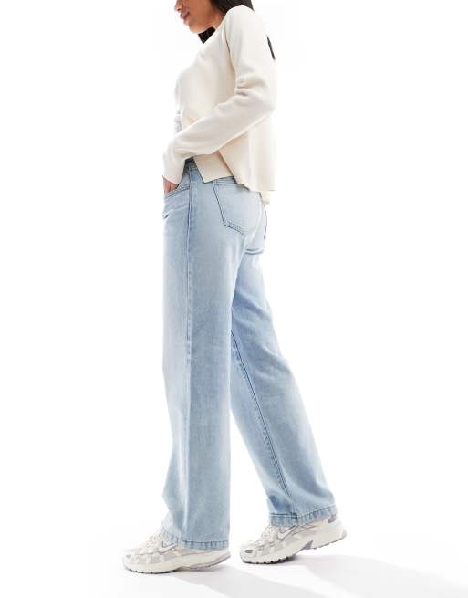 Cotton On - Jeans dritti blu a vita bassa , 3 di 5