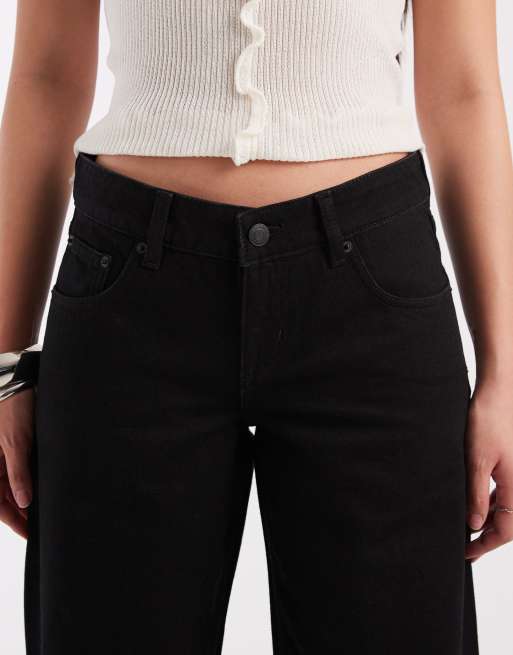Cotton On – Jeans in Aquarius-Schwarz mit niedrigem Bund und weitem Schnitt, 5 von 5