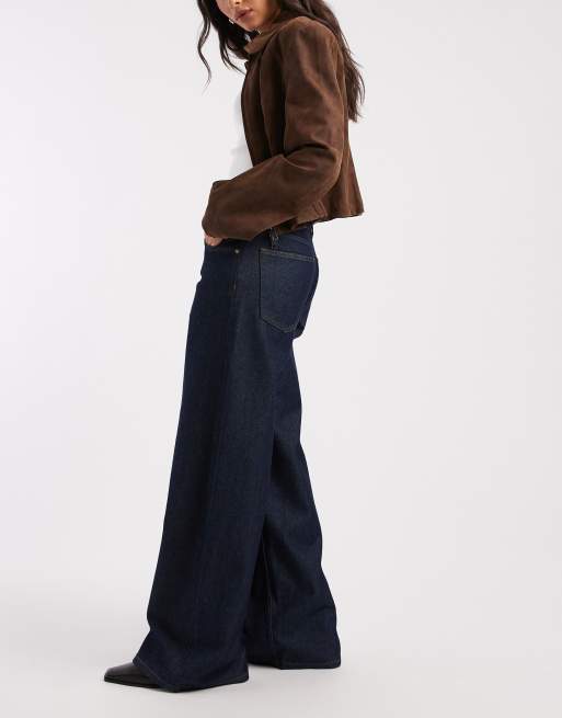Cotton On – Jeans in Aries-Blau mit niedrigem Bund und weitem Schnitt, 3 von 5