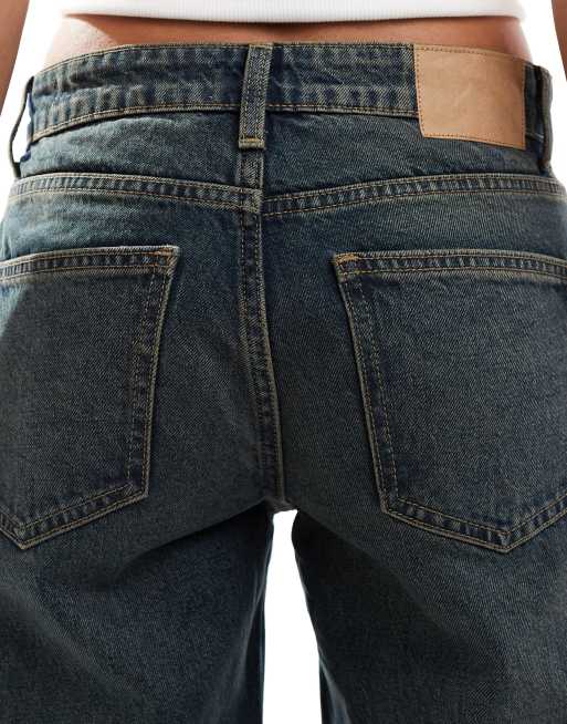 Cotton On – Jeans in Rostblau mit geradem Schnitt und niedrigem Bund, 2 von 5