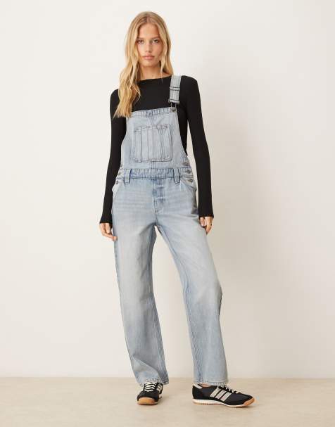 Cotton On – Jeans-Latzhose in Blau - view 1