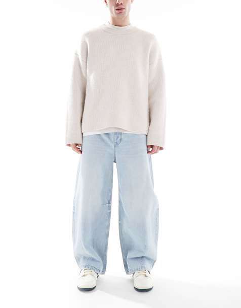 Cotton On - Jeans super ampi a palloncino blu malibù - view 1
