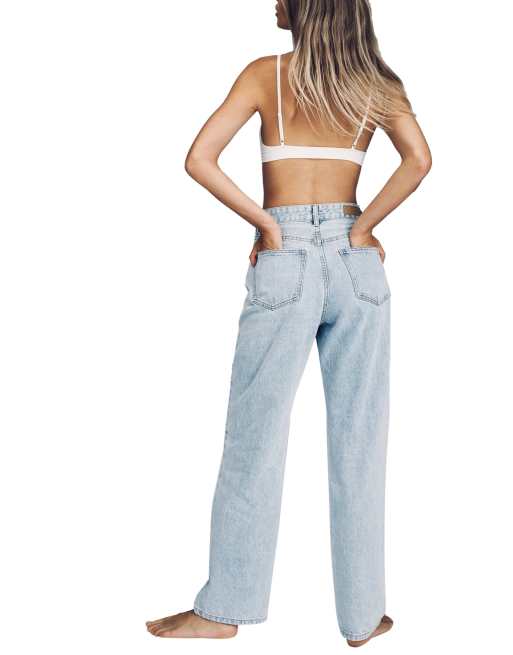 Cotton On – Jeansy baggy z prostymi nogawkami w kolorze ecru , 2 z 4