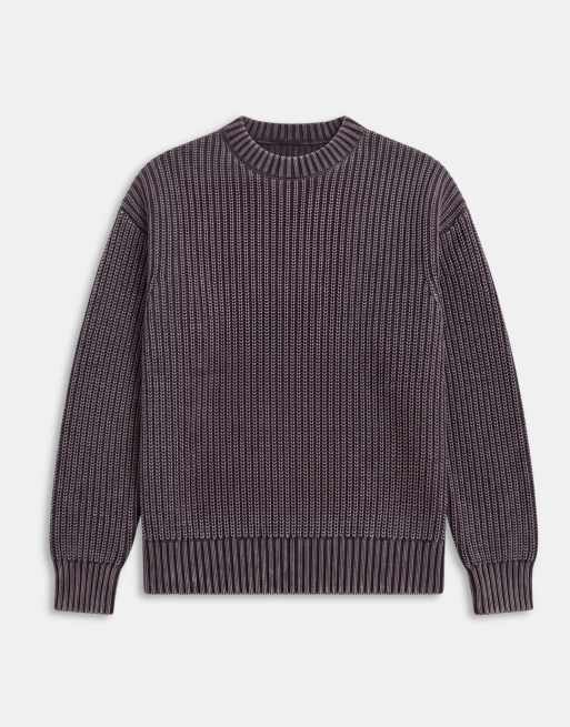 Cotton On - jersey de cuello redondo de corte box en gris, 6 de 7